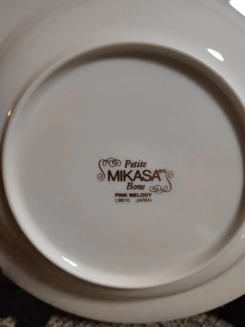 Mikasa China Pink Melody L9810 Rimmed Soup Bowl